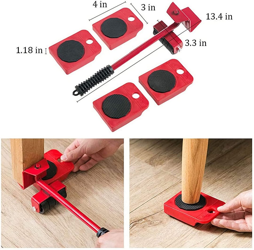 📢📢40%  OFF !! ⏰ Furniture Moving System — Lift & Slide, 360° Rotation 🏠
