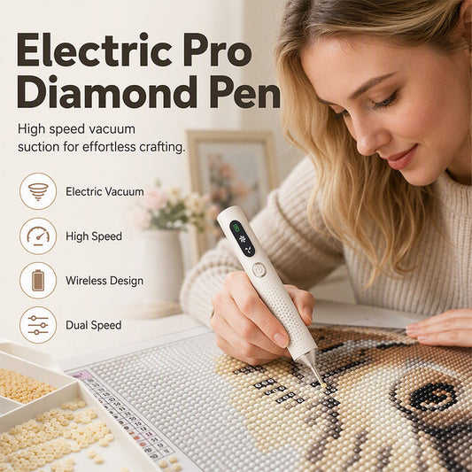 💎 🖊️ Electric Diamond Pen – Rechargeable, wireless & ergonomic ✨