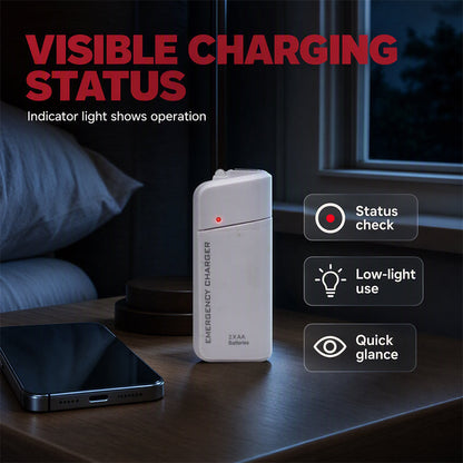 🔋 50% OFF – AA Battery Emergency Phone Charger | Pocket Power Bank with LED Flashlight charm-cart