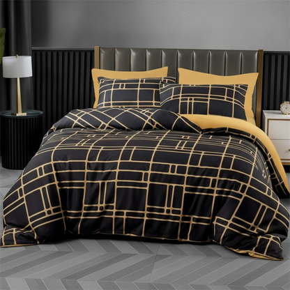 ⏳🔥LIMITED-TIME 50% OFF! ⏰Modern Minimalist Geometric Bedding Se🛏️