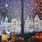 🎁🎄Up to 50% OFF Christmas Sale✨! Christmas Village Window & Wall Sticker Set (4 Sheets/78pcs) - Peel & Stick