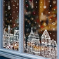 🎁🎄Up to 50% OFF Christmas Sale✨! Christmas Village Window & Wall Sticker Set (4 Sheets/78pcs) - Peel & Stick