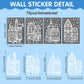 🎁🎄Up to 50% OFF Christmas Sale✨! Christmas Village Window & Wall Sticker Set (4 Sheets/78pcs) - Peel & Stick