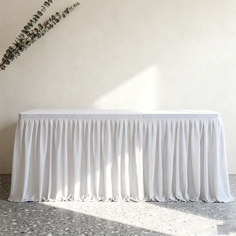 🎁2026 New Arrivals 50% OFF💥Pleated Table Skirt for Events🌹