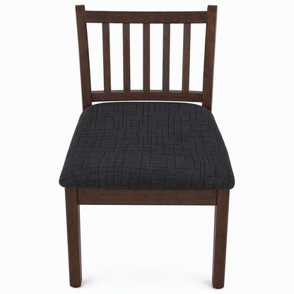 🎁 Buy 1 Get 1 Free! 🪑 Stretch Dining Chair Seat Cover – Strapless Elastic Slipcover with Elegant Textured Pattern for Home Dining Room