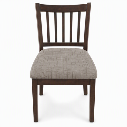 🎁 Buy 1 Get 1 Free! 🪑 Stretch Dining Chair Seat Cover – Strapless Elastic Slipcover with Elegant Textured Pattern for Home Dining Room