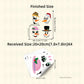 4 Sheets Funny Smiley Face Stickers