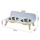 ⏰ Elevated Detachable Pet Double Bowls – Convenient & Pet-Friendly 🐾🥣