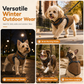 ⏳Limited-time 50% off💥Warm Winter Dog Coat with Reflective Strips and Harness for Small and Medium Dogs🐶❄️