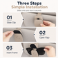 ✨ Car Sunglasses Holder 🕶️ Double clip & ticket card mount