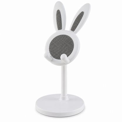 📢📢50% OFF !! ⏰Cute Bunny Aesthetic Desktop Phone Stand |Weighted Base with Anti-Scratch Silicone Pads🐰