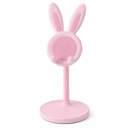 📢📢50% OFF !! ⏰Cute Bunny Aesthetic Desktop Phone Stand |Weighted Base with Anti-Scratch Silicone Pads🐰