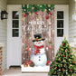 🎅 Christmas Door Cover For Instant Holiday Decor – Fade Resistant, Multi-Scene, Vivid Prints ✨
