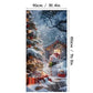 🎅 Christmas Door Cover For Instant Holiday Decor – Fade Resistant, Multi-Scene, Vivid Prints ✨