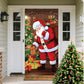 🎅 Christmas Door Cover For Instant Holiday Decor – Fade Resistant, Multi-Scene, Vivid Prints ✨