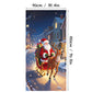 🎅 Christmas Door Cover For Instant Holiday Decor – Fade Resistant, Multi-Scene, Vivid Prints ✨