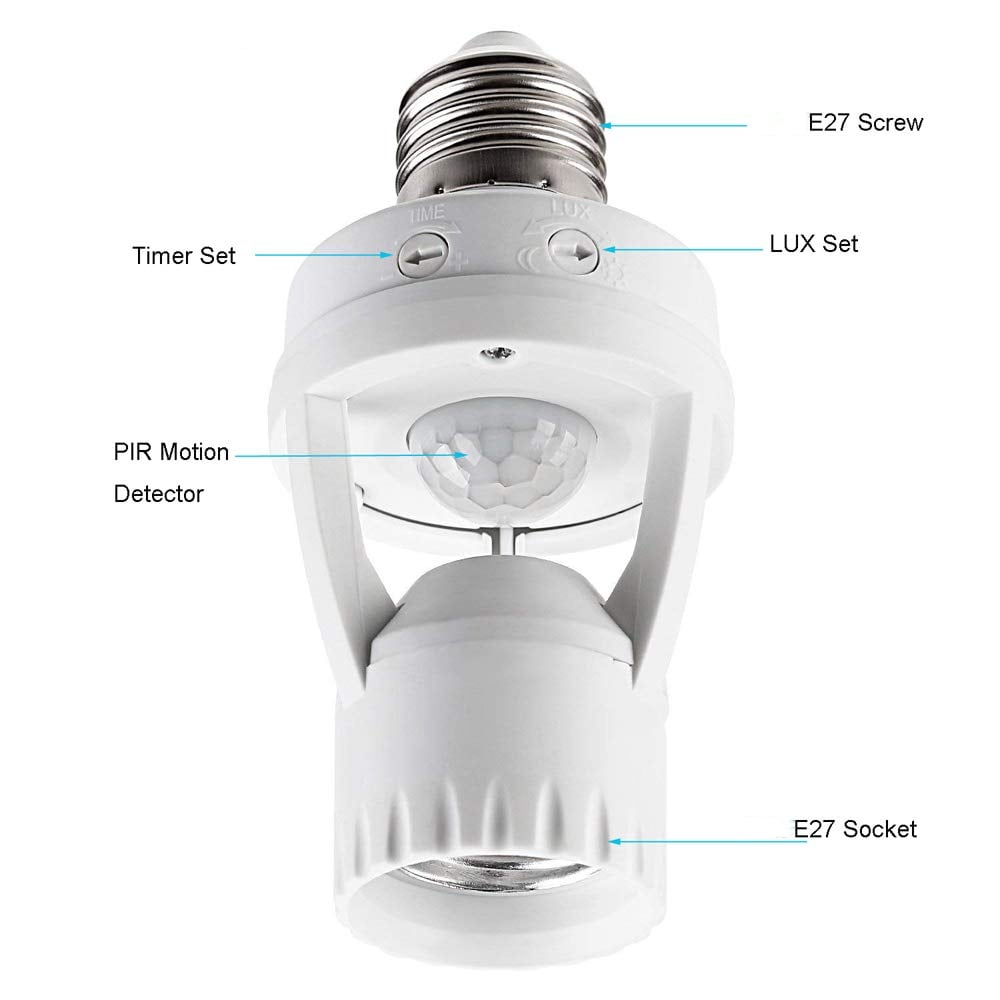 🔥50% OFF!!📢💡 Motion Sensor Light Socket – Turn Your Bulb Into a Hands-Free Sensor Light ✨