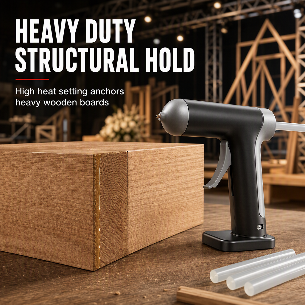 📢📢50% OFF !! ⏰Cordless Hot Melt Glue Gun Set – 2000mAh Rechargeable & 10 Glue Sticks, DIY Crafts Made Easy ✨