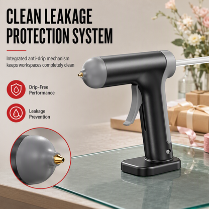 📢📢50% OFF !! ⏰Cordless Hot Melt Glue Gun Set – 2000mAh Rechargeable & 10 Glue Sticks, DIY Crafts Made Easy ✨