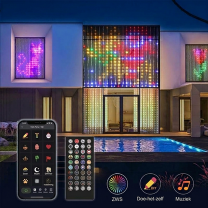 🎄 55% OFF! 💡 Smart LED Curtain Lights – Transform Your Space with App Control, Music Sync & Custom Light Effects ✨