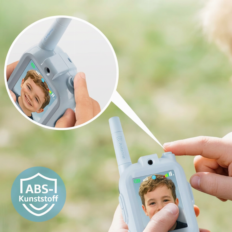 🏆 Last Day Special Price £9.99! 📹 Kids' Video Walkie Talkies – Live Video Chat & 3 Fun Voice Effects