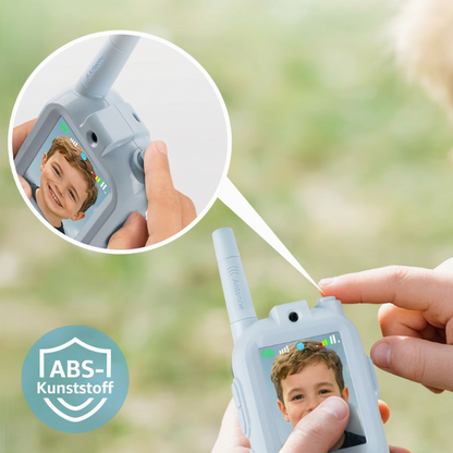🏆 Last Day Special Price £9.99! 📹 Kids' Video Walkie Talkies – Live Video Chat & 3 Fun Voice Effects