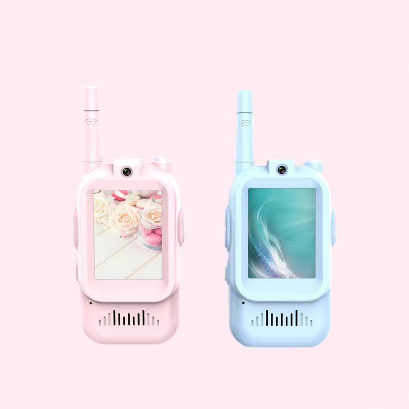 🏆 Last Day Special Price £9.99! 📹 Kids' Video Walkie Talkies – Live Video Chat & 3 Fun Voice Effects