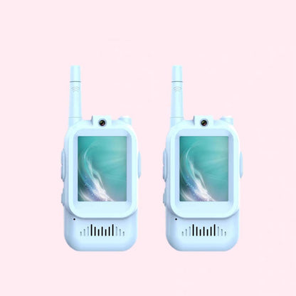 🏆 Last Day Special Price £9.99! 📹 Kids' Video Walkie Talkies – Live Video Chat & 3 Fun Voice Effects