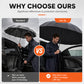 ⏳🔥LIMITED-TIME 50% OFF! ⏰💨 Extra Large Windproof Folding Umbrella – Big Canopy, Reinforced, UV Protect ☔✨