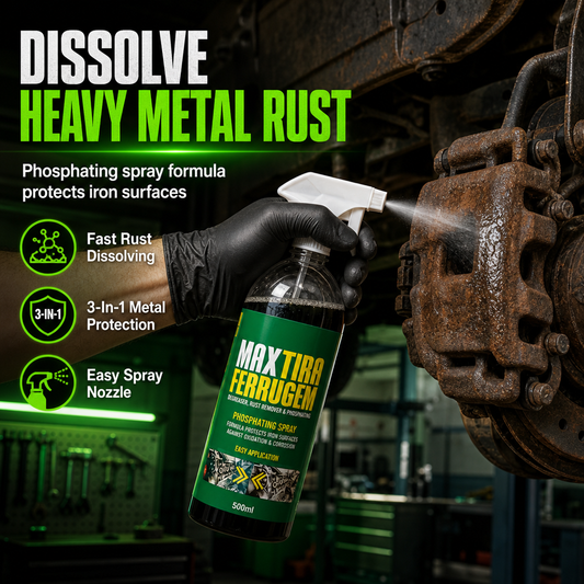 🔧 LIMITED-TIME 50% OFF ✨ 3-in-1 Rust Remover & Phosphating Agent — Degrease, Remove & Prevent 💨