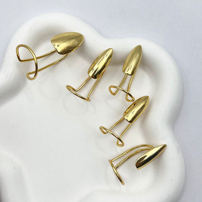 ✨50% OFF! ✨Metal Fingertip Nail Ring Set – Adjustable, Mirror Finish, Artistic Style 💅