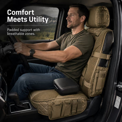 💥 Limited Time-50% OFF 🚙  Durable Tactical Truck Seat Cover ✨ Storage,Protection & All- Day Comfort