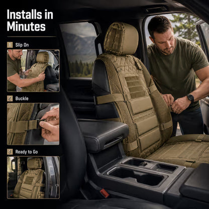 💥 Limited Time-50% OFF 🚙  Durable Tactical Truck Seat Cover ✨ Storage,Protection & All- Day Comfort