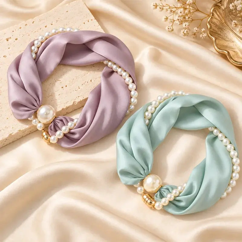 ⏳Limited-time 50% off⏰Pearl Scarf Necklace