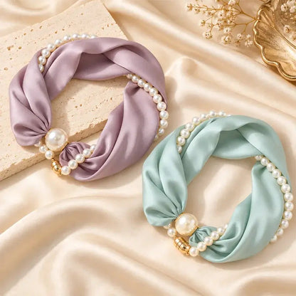 ⏳Limited-time 50% off⏰Pearl Scarf Necklace