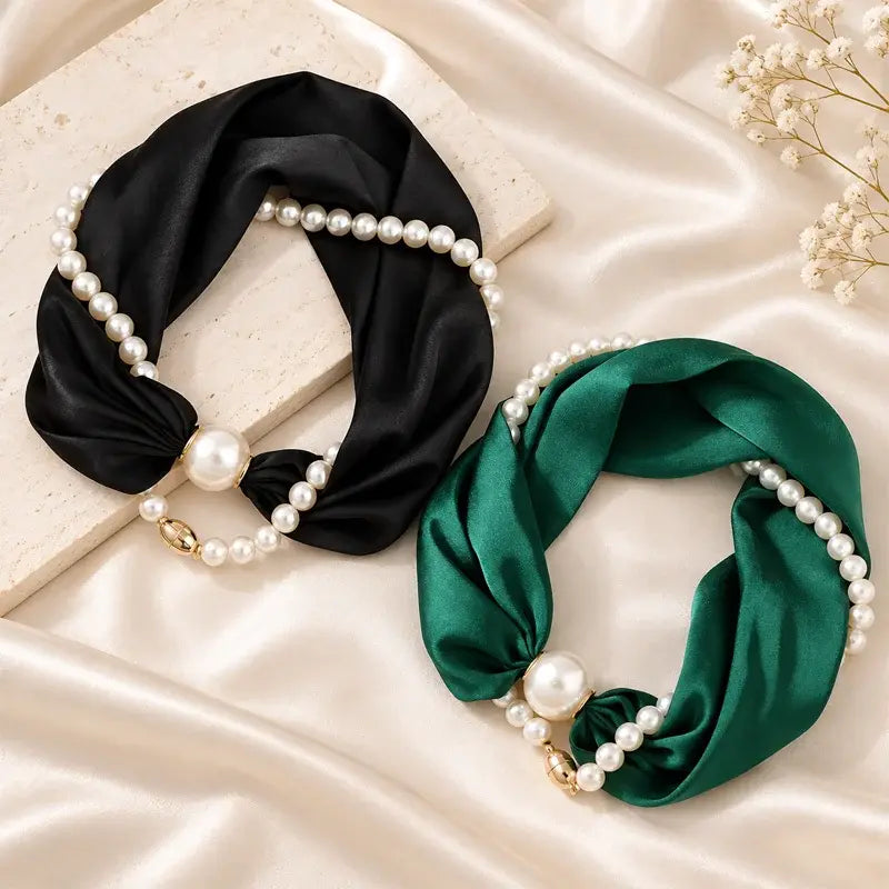 ⏳Limited-time 50% off⏰Pearl Scarf Necklace