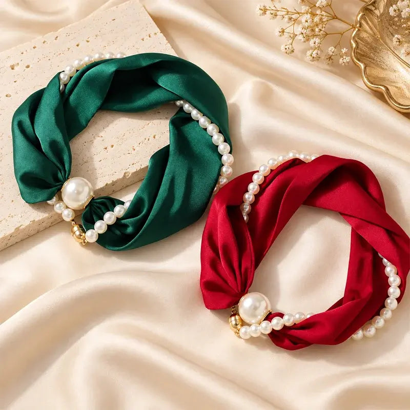 ⏳Limited-time 50% off⏰Pearl Scarf Necklace
