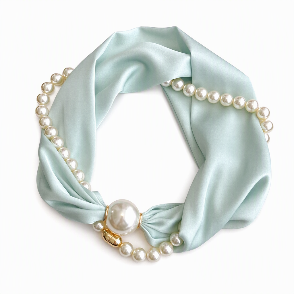 ⏳Limited-time 50% off⏰Pearl Scarf Necklace
