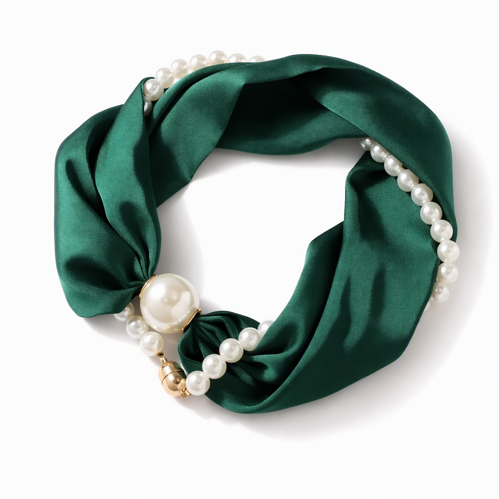 ⏳Limited-time 50% off⏰Pearl Scarf Necklace