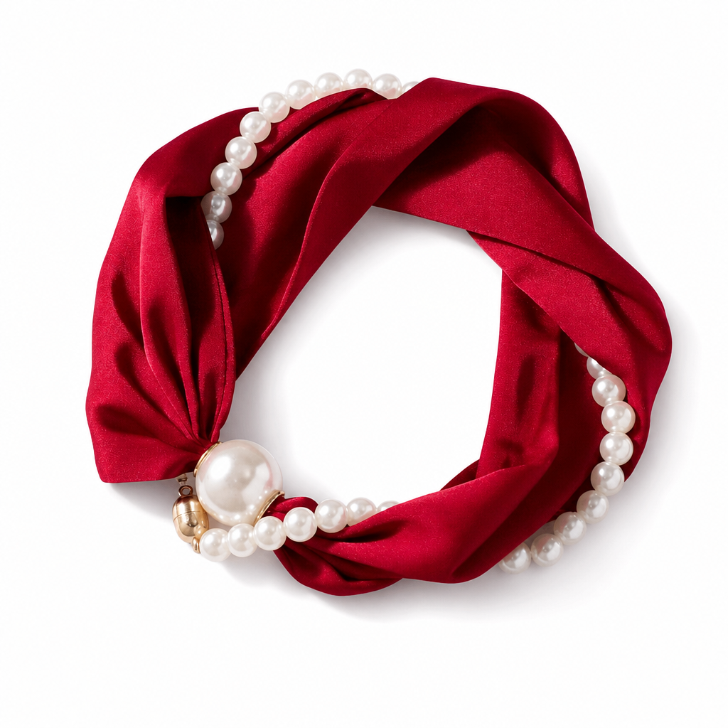 ⏳Limited-time 50% off⏰Pearl Scarf Necklace