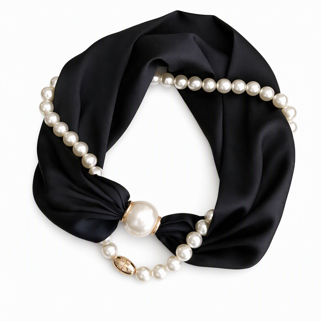 ⏳Limited-time 50% off⏰Pearl Scarf Necklace