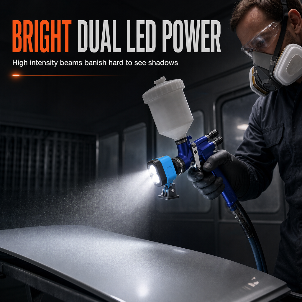 🎁2026 New Arrivals 50% OFF💥🔧✨ Lightweight Spray Gun – LED Aiming, Even Finish, Multi-scene 🎨