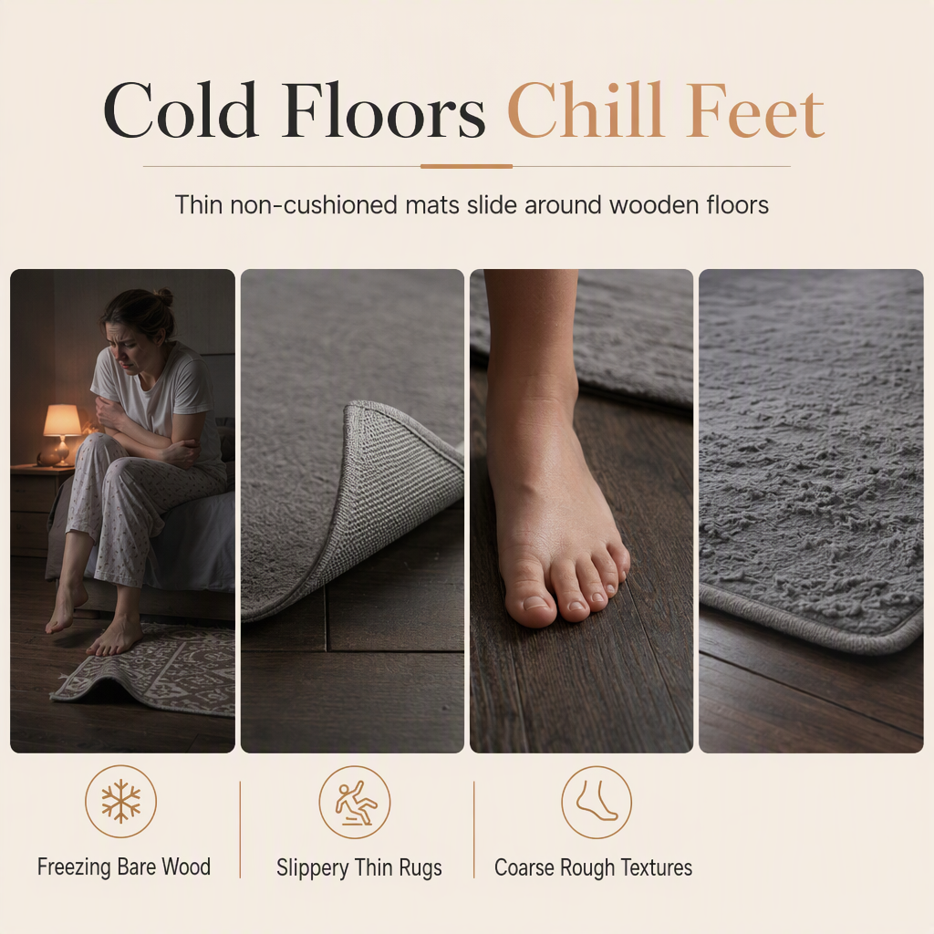 ⏳🔥LIMITED-TIME 50% OFF! ⏰ Soft Fluffy Velvet Rug: Dense Plush, Non-Shed, Cloud Comfort, for Living Room & Bedroom🧸