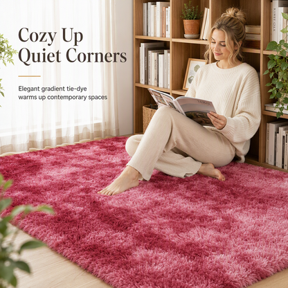 ⏳🔥LIMITED-TIME 50% OFF! ⏰ Soft Fluffy Velvet Rug: Dense Plush, Non-Shed, Cloud Comfort, for Living Room & Bedroom🧸