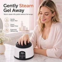 💅 50% OFF! 💨 Steam Gel Nail Remover – Gentle removal & digital timer ✨