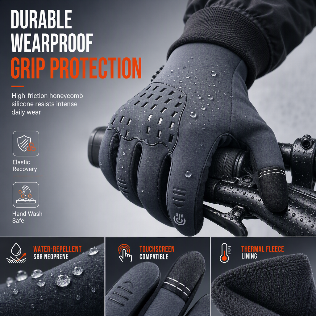 🧤 ❄️ High-quality Thermal Gloves – Warm, Touchscreen, Non-slip ✨