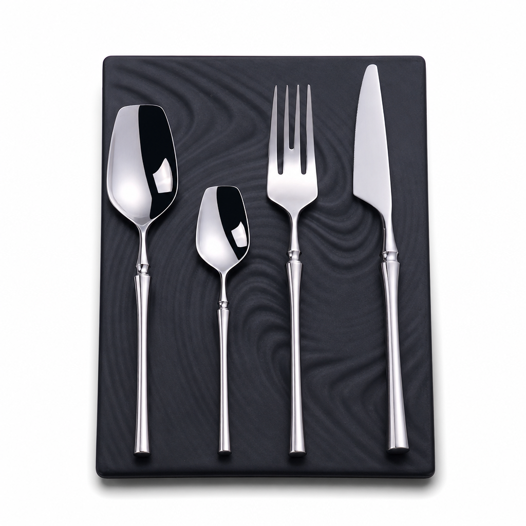 ⏳Time-Limited Special 50% OFF!⏰🍽️ 304 Stainless Steel Cutlery Set – Slim, Elegant & Mirror Polished ✨