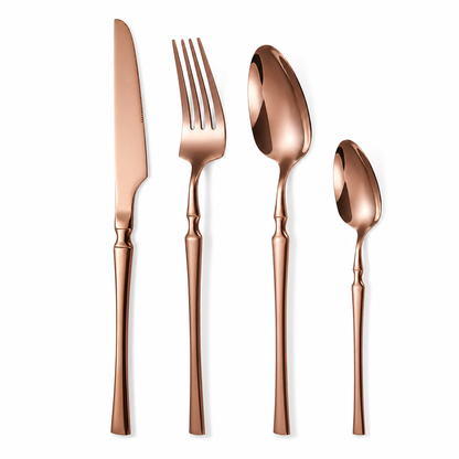 ⏳Time-Limited Special 50% OFF!⏰🍽️ 304 Stainless Steel Cutlery Set – Slim, Elegant & Mirror Polished ✨