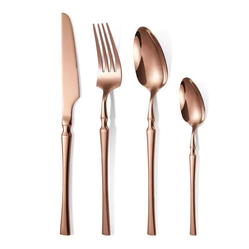 ⏳Time-Limited Special 50% OFF!⏰🍽️ 304 Stainless Steel Cutlery Set – Slim, Elegant & Mirror Polished ✨