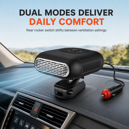 ❄️ LIMITED-TIME 50% OFF! 💨 Portable Car Defroster Fan – Fast Heating, Adjustable, Universal 🚗